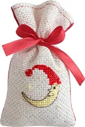 Luca-S Moon Bag Christmas Cross Stitch Kit