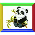 Image of RIOLIS Happy Bee Panda Cross Stitch Kit