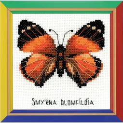 RIOLIS Happy Bee Nymphalidae Butterfly Cross Stitch Kit