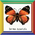 Image of RIOLIS Happy Bee Nymphalidae Butterfly Cross Stitch Kit