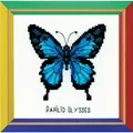 Image of RIOLIS Happy Bee Ulysses Butterfly Cross Stitch Kit