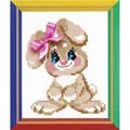 Image of RIOLIS Happy Bee Baby Rabbit Cross Stitch Kit