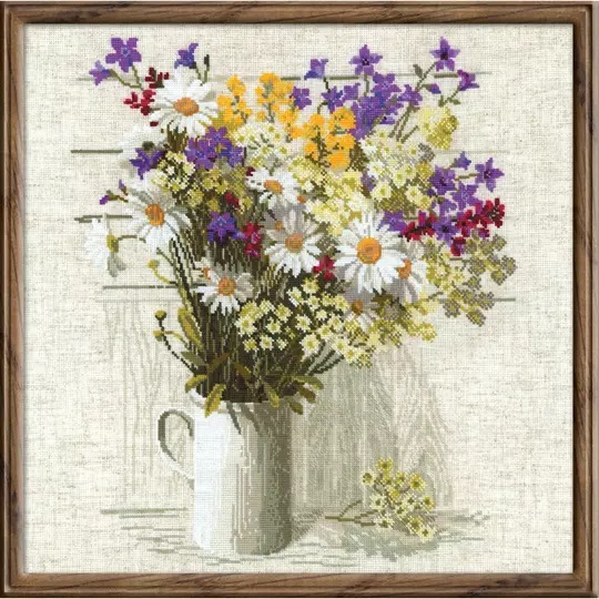 Image 1 of RIOLIS Wildflowers Cross Stitch Kit