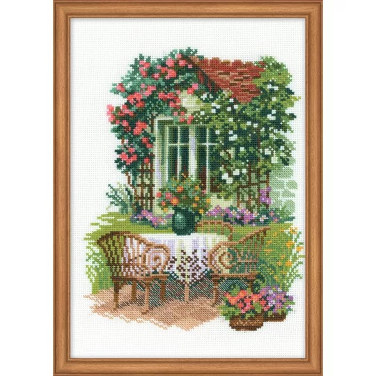 Image 1 of RIOLIS Morning at the Cottage Cross Stitch Kit