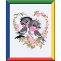 Image of RIOLIS First Love Wedding Sampler Cross Stitch Kit