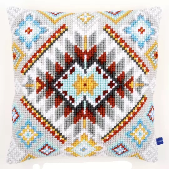 Image 1 of Vervaco Ethnic Cushion 2 Cross Stitch Kit