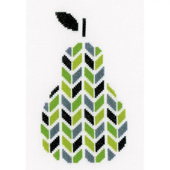 Image 1 of Vervaco Pear Cross Stitch Kit