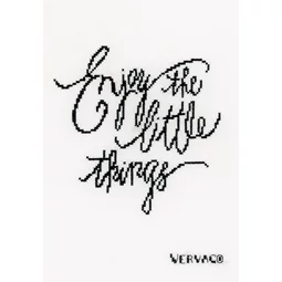 Vervaco Enjoy the Little Things Cross Stitch Kit