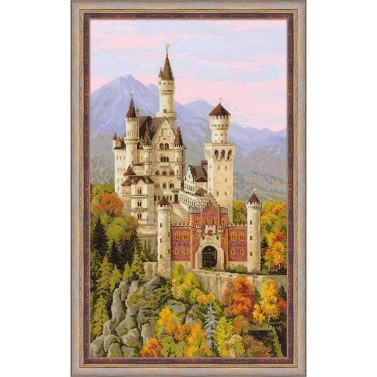 Image 1 of RIOLIS Neuschwanstein Castle Cross Stitch Kit