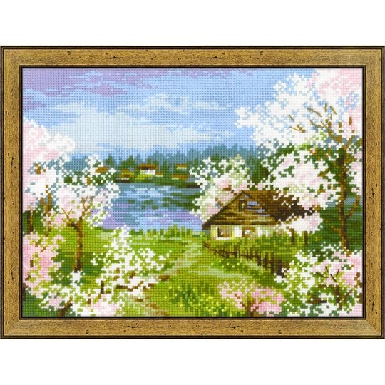 Image 1 of RIOLIS Apple Blossoms Cross Stitch Kit