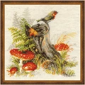 Image of RIOLIS Stump with Fly Agaric Cross Stitch Kit