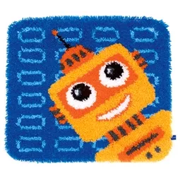 Vervaco Funny Robot Rug Latch Hook Rug Kit