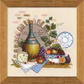 Image of RIOLIS Still Life with Cheese Cross Stitch Kit