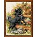 Image of RIOLIS On the Holiday Cross Stitch Kit