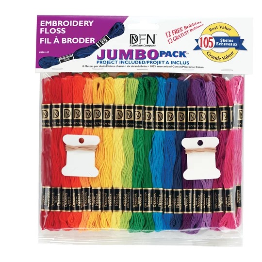 Image 1 of Janlynn Embroidery Thread 105 Skein Pack