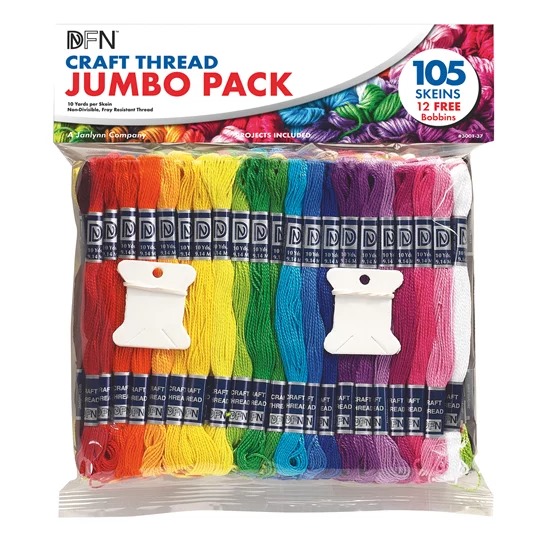 Image 1 of Janlynn Craft Thread 105 Skein Pack