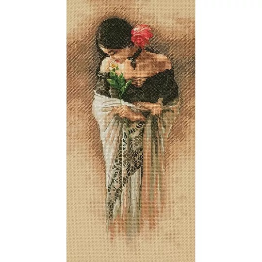 Image 1 of Dimensions The Rose Cross Stitch Kit