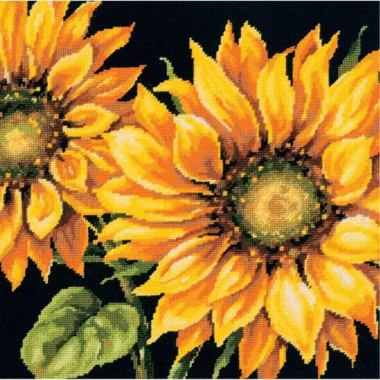Image 1 of Dimensions Dramatic Sunflower Tapestry Kit