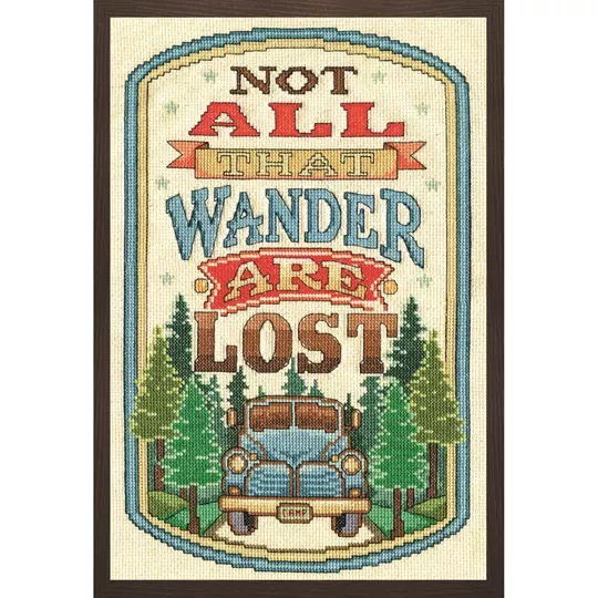 Image 1 of Design Works Crafts All That Wander Cross Stitch Kit