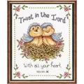 Image of Design Works Crafts Trust in the Lord Cross Stitch Kit