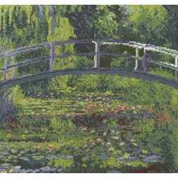 DMC Monet - The Waterlily Pond Cross Stitch Kit