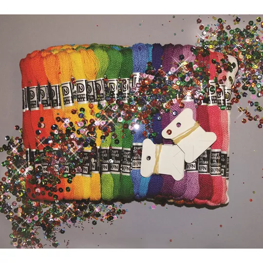 Janlynn Janlynn Craft Thread Jumbo-Pack, Multicolor, 105-Pack
