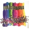 Image of Design Works Crafts Zenbroidery Brights Trim Pack Embroidery