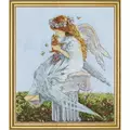 Image of Design Works Crafts Angel with Kitten Cross Stitch
