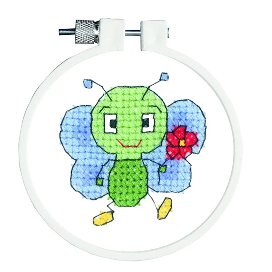 Image 1 of Janlynn Bug and Flower Cross Stitch Kit