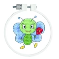 Image of Janlynn Bug and Flower Cross Stitch Kit