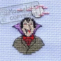 Mouseloft Vampire Cross Stitch Kit