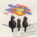 Image of Mouseloft Sunset Birds Cross Stitch Kit