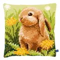 Image of Vervaco Little Hare Cushion Cross Stitch Kit