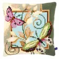 Image of Vervaco Deco Butterfly Cushion Cross Stitch Kit