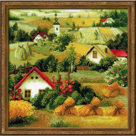 Image 1 of RIOLIS Serbian Landscape Cross Stitch Kit