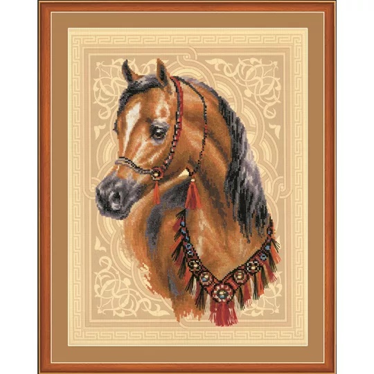Image 1 of RIOLIS Arabian Horse Cross Stitch Kit