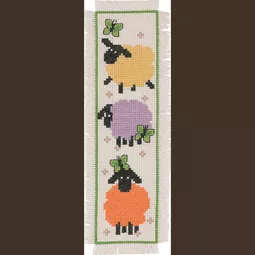 Permin Sheep Bookmark Cross Stitch Kit