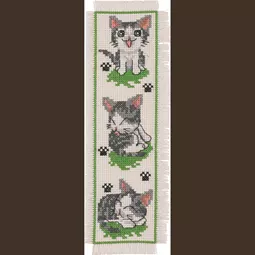 Permin Kittycat Bookmark Cross Stitch