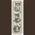 Image of Permin Kittycat Bookmark Cross Stitch