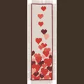 Image of Permin Hearts Bookmark Cross Stitch Kit