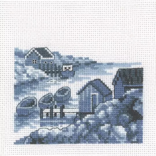 Image 1 of Permin Skerries Cross Stitch Kit