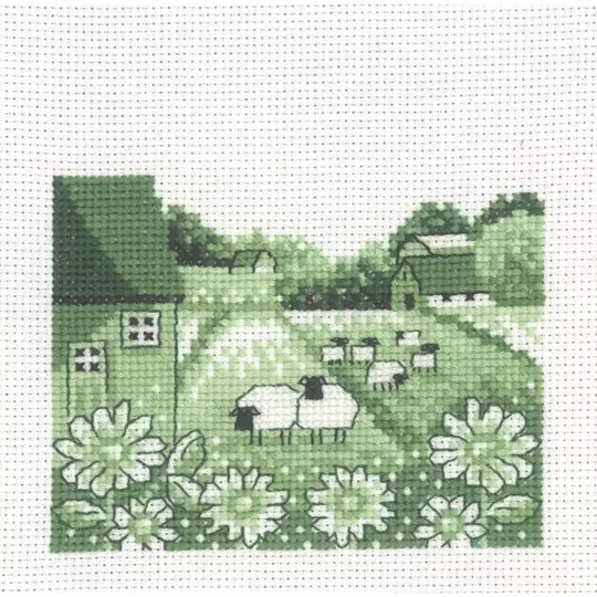 Image 1 of Permin Sheep Cross Stitch Kit