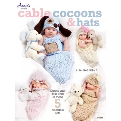 Image 1 of Crochet Books Cable Cocoons and Hats Book