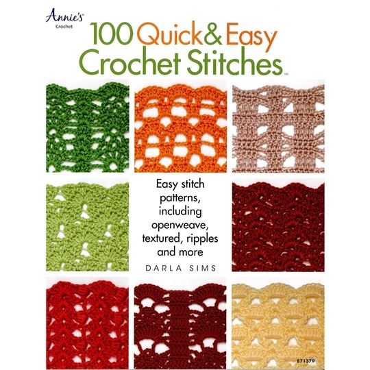 Image 1 of Crochet Books 100 Quick and Easy Crochet Stitches Book