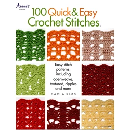 Crochet Books 100 Quick and Easy Crochet Stitches Book