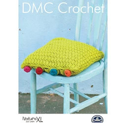 DMC Cushion with Crochet Buttons