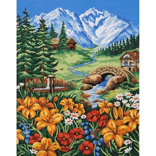 Image 1 of Grafitec Spring in the Mountains Tapestry Canvas