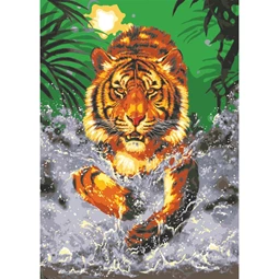 Grafitec Water Tiger Tapestry Canvas