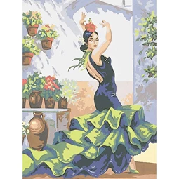Grafitec Flamenco Dancer Tapestry Canvas