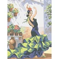 Image of Grafitec Flamenco Dancer Tapestry Canvas